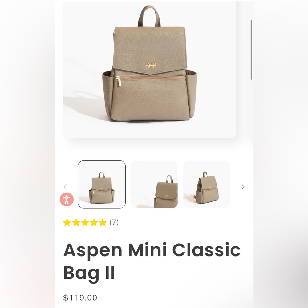 Freshly picked Aspen baby bag